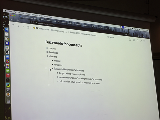 Buzzwords for concepts slide